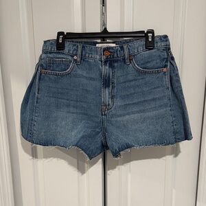 Hidden Ava High-rise A line Denim Shorts